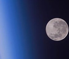 Full moon as seen from ISS Expedition Crew 10